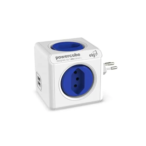 ELG, PWC-R4U, PowerCube USB, Filtro de Linha, Multiplicador 4 Tomadas