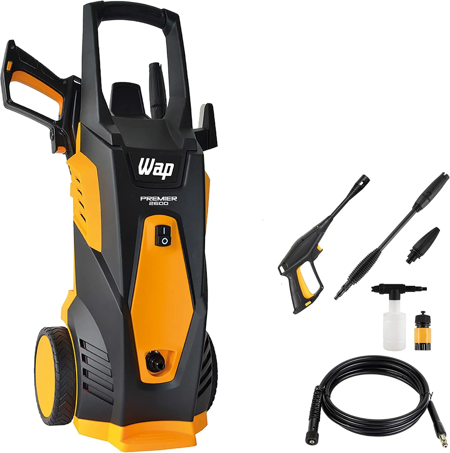 WAP Lavadora de Alta Pressão PREMIER 2600, 360L/h, com Bico Turbo, Jato em