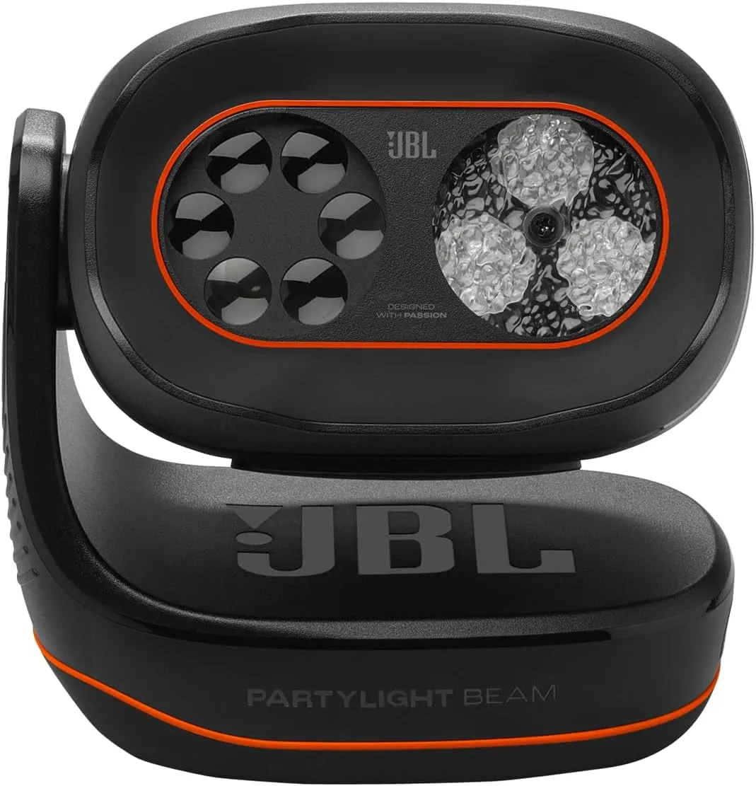 JBL, Luz para Festa Portátil, PartyLight Beam, Personalizável - Preto