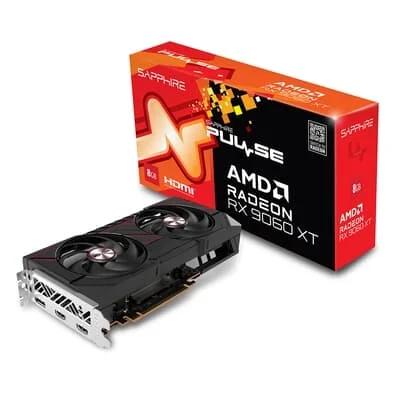 Placa de Vídeo SAPPHIRE RX 9060 XT PULSE AMD Radeon 8GB