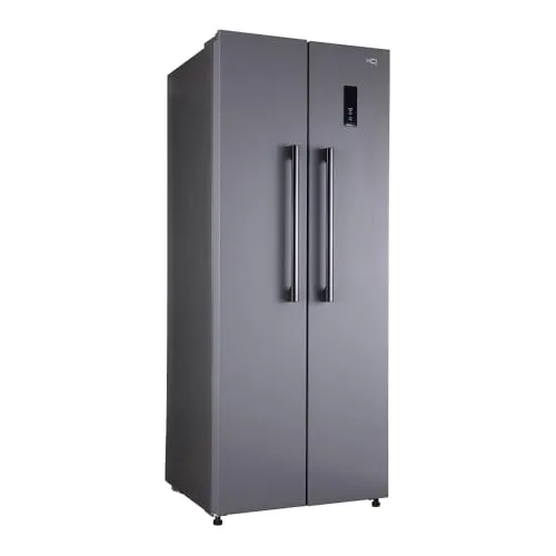 Geladeira Refrigerador HQ Frost Free Side By Side 460 Litros Cinza