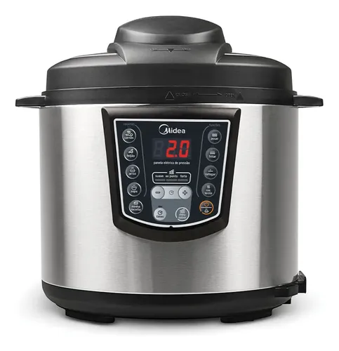 Panela de Pressão Elétrica 6 L Digital Inox Midea