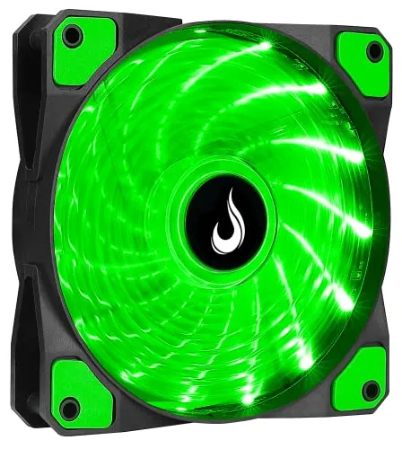 Ventoinha Rise Mode Wind W1, 120mm, LED Verde - RM-WN-01-BG