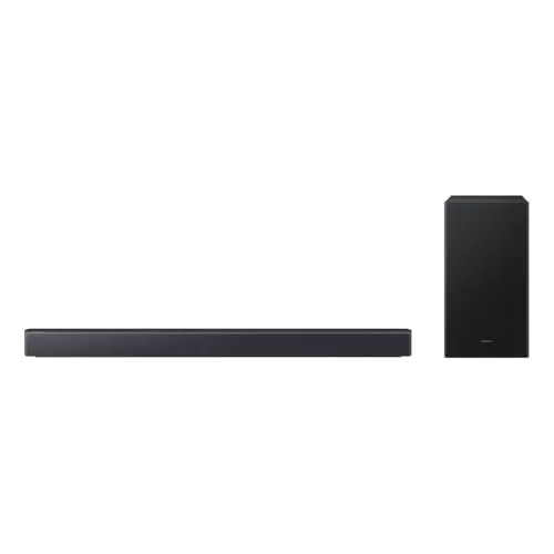 Soundbar Samsung HW-B450F, com 2.1 canais, 300W, Bluetooth, Subwoofer sem