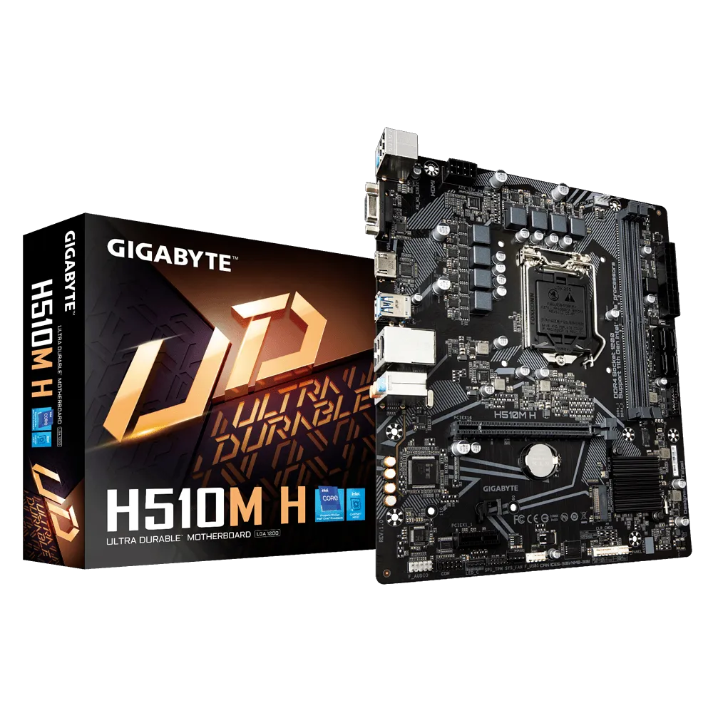 Placa Mae Gigabyte Intel H510mh LGA 1200 2666 Mhz
