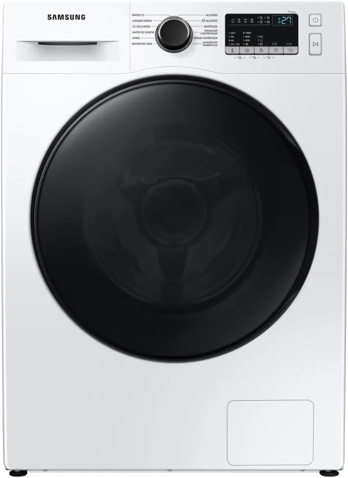 Samsung Lavadora de Roupas Digital Inverter Porta Black WW11T Branca 11kg