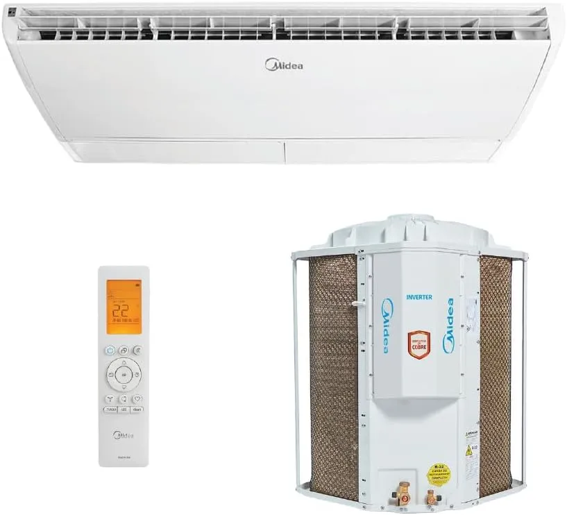 Ar Condicionado Split Teto Inverter Midea Connect 60.000 Btus Frio 220v