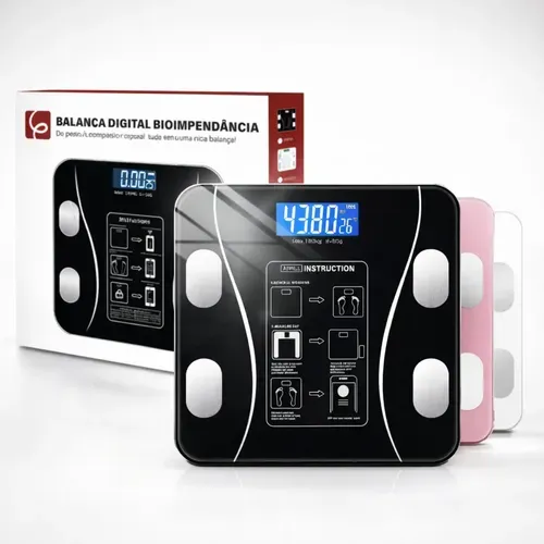 Eps-6905 Balança Epsilon Inteligente Bluetooth Com App, Lcd, Vidro