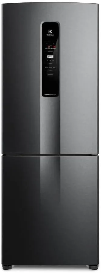 Geladeira Electrolux Frost Free 490L Efficient com AutoSense Inverse Black
