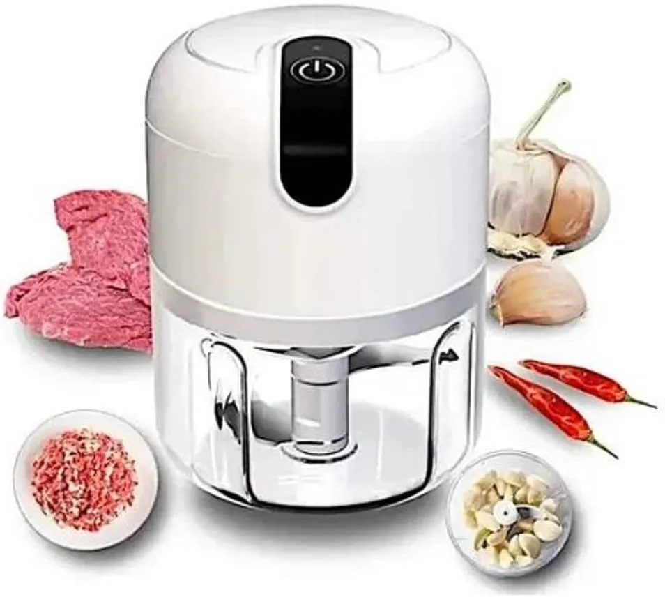 Mini Processador De Alimentos 3 Lâminas Elétrico Bivolt Usb ( Cores
