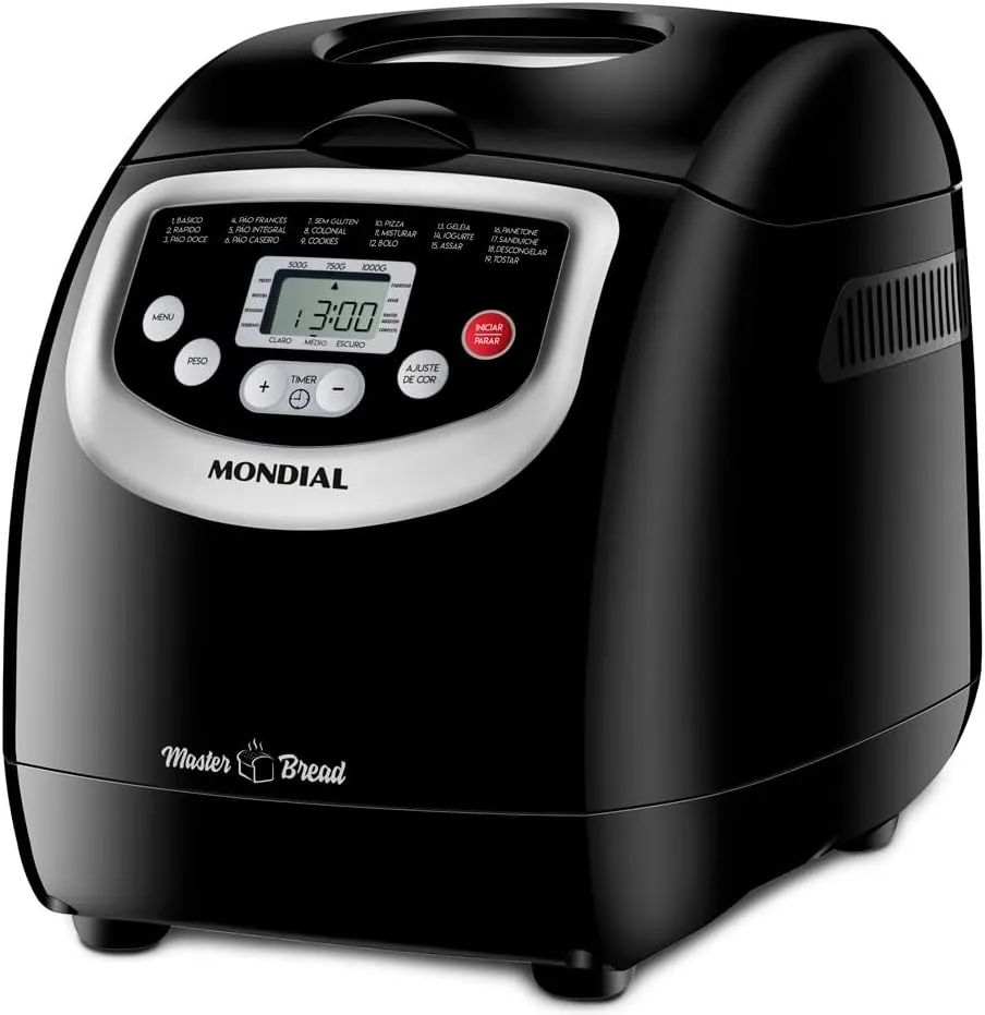Panificadora Automática Master Bread, Mondial, Preto, 700W, 220V - NPF-53