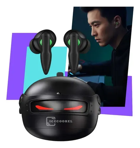 Fone De Ouvido Gamer Bluetooth Ice Coorel 5.4 Sem Fio Para Jogos Kd-777