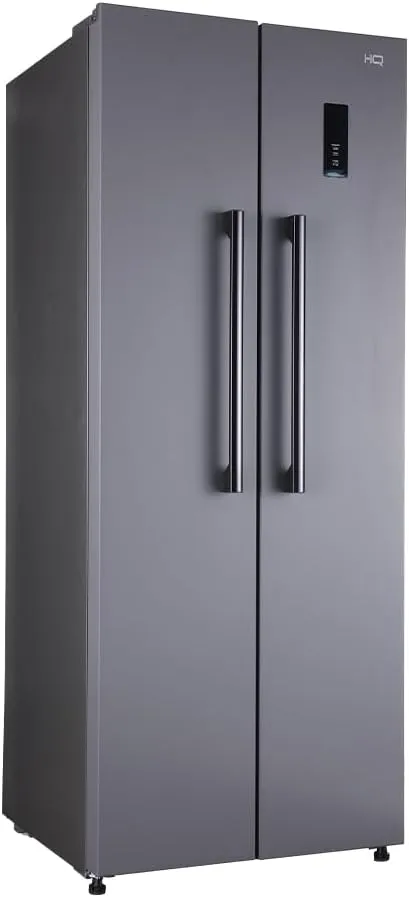 Geladeira Refrigerador HQ Frost Free Side By Side 460 Litros Cinza