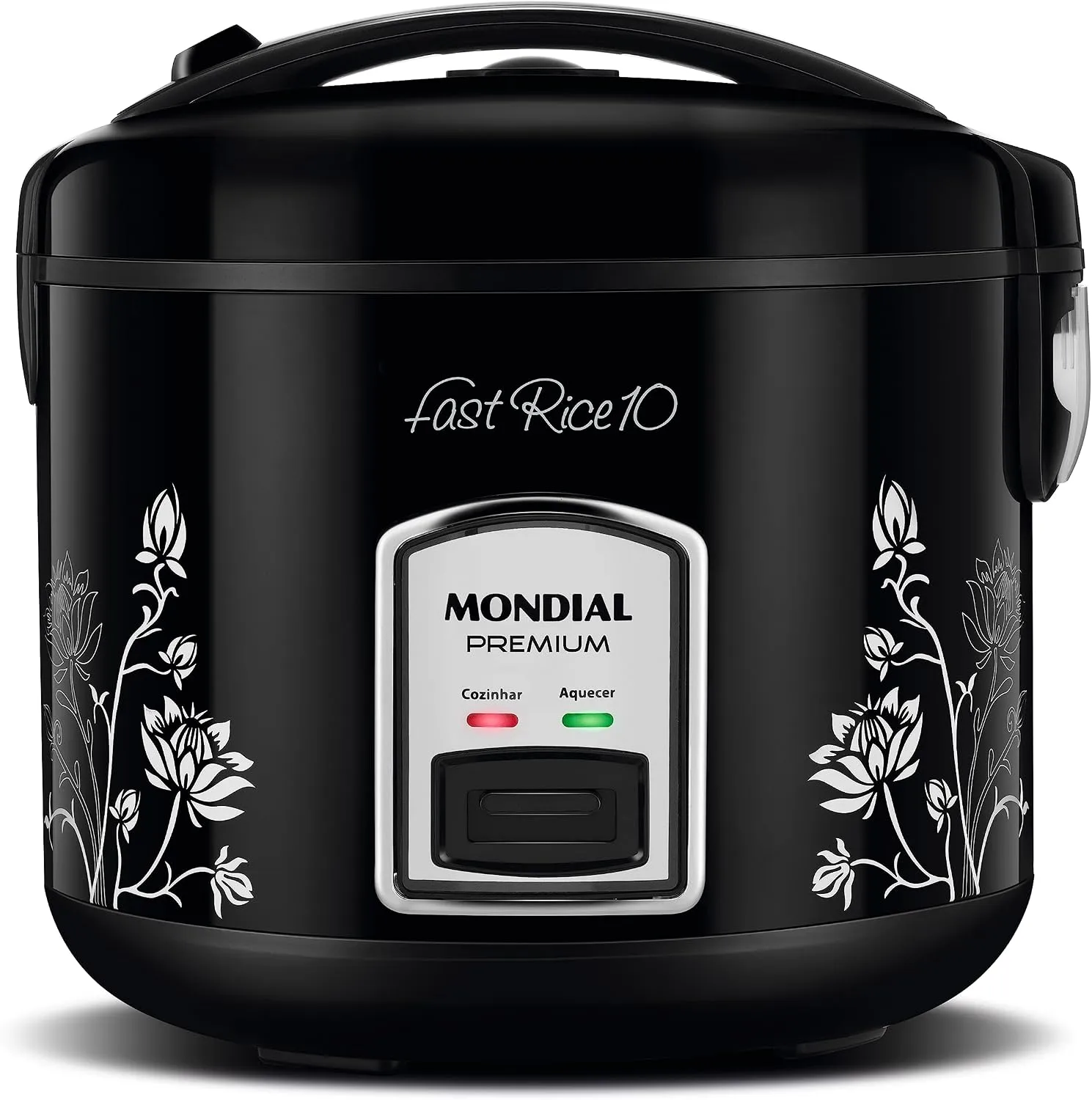MONDIAL Panela Elétrica de Arroz, Preto, 700W, 110V - PE-44-10X