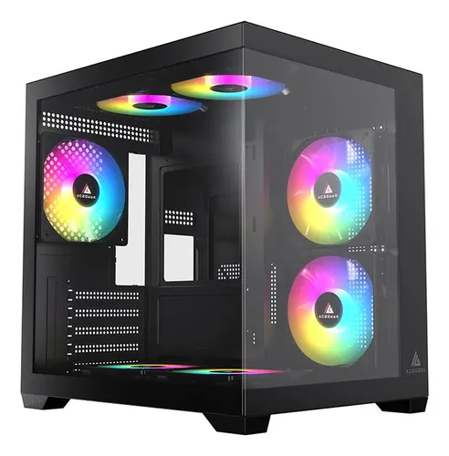 Gabinete Gamer Acegeek Neptune Midtower Lateral De Vidro