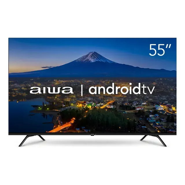 Smart TV AIWA 55” Android 4K Borda Ultrafina Dolby Vision&Atmos
