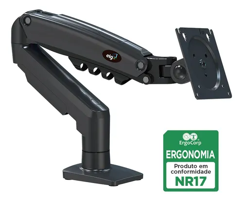 Suporte Articulado Mesa Elg F80n Pistão Gás