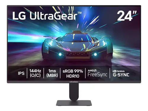 Monitor LG UltraGear™ 24G411A-B 24",FHD, 144Hz, 1ms (MBR), NVIDIA