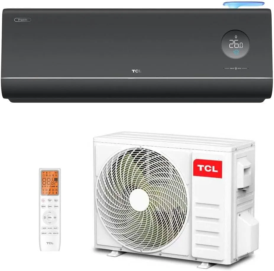 Ar Condicionado Split Hi Wall TCL FreshIN 3.0 Inverter Preto 18.000 Btus