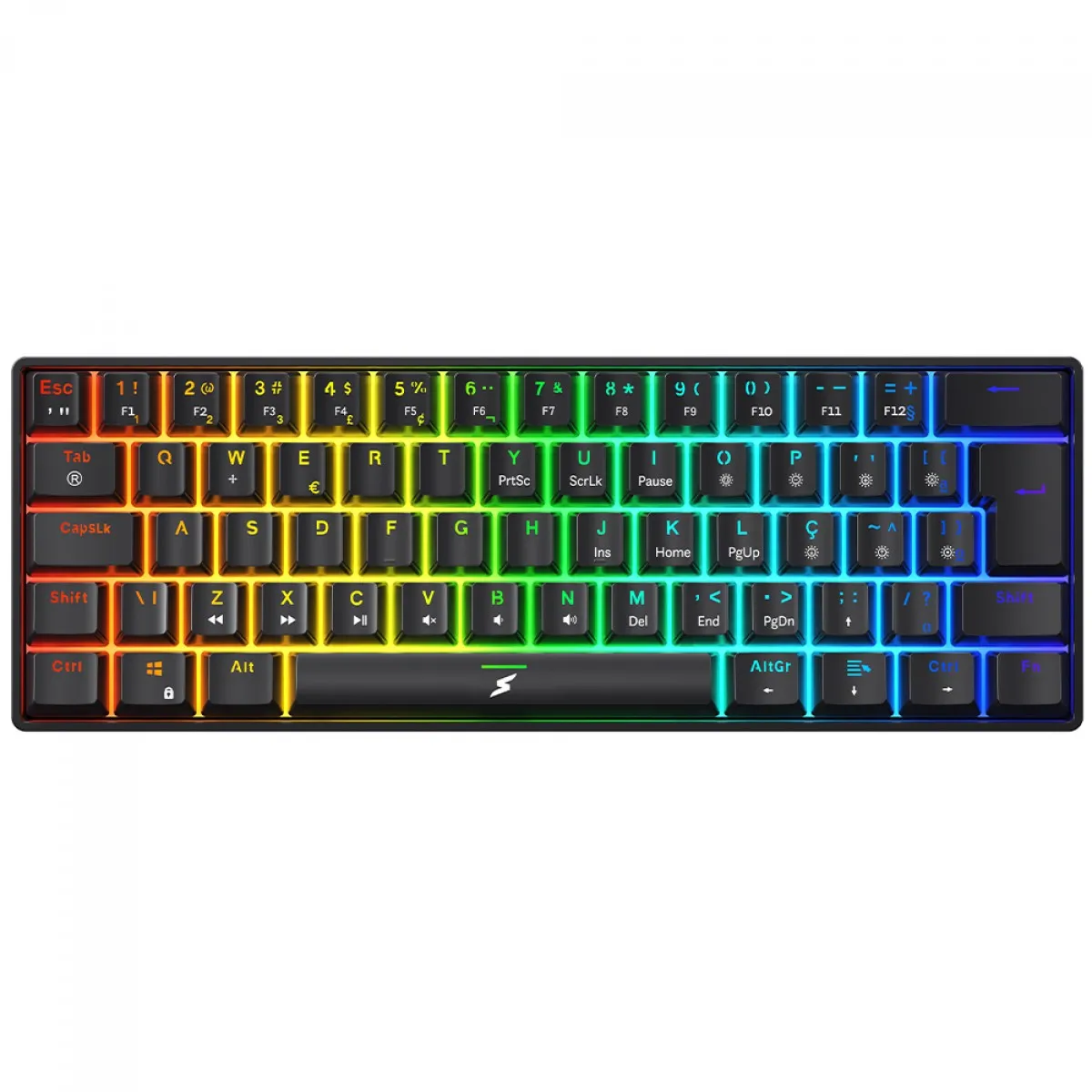 Teclado Mecânico Gamer SuperFrame Player RGB 60%