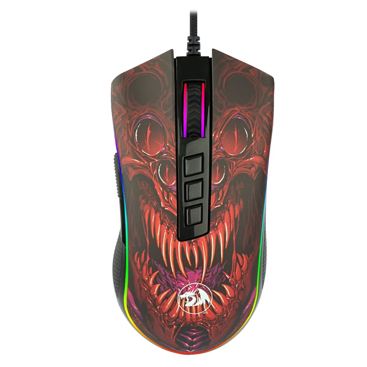 ouse Gamer Redragon Infernal RYU 16000 DPI 8 Botões RGB