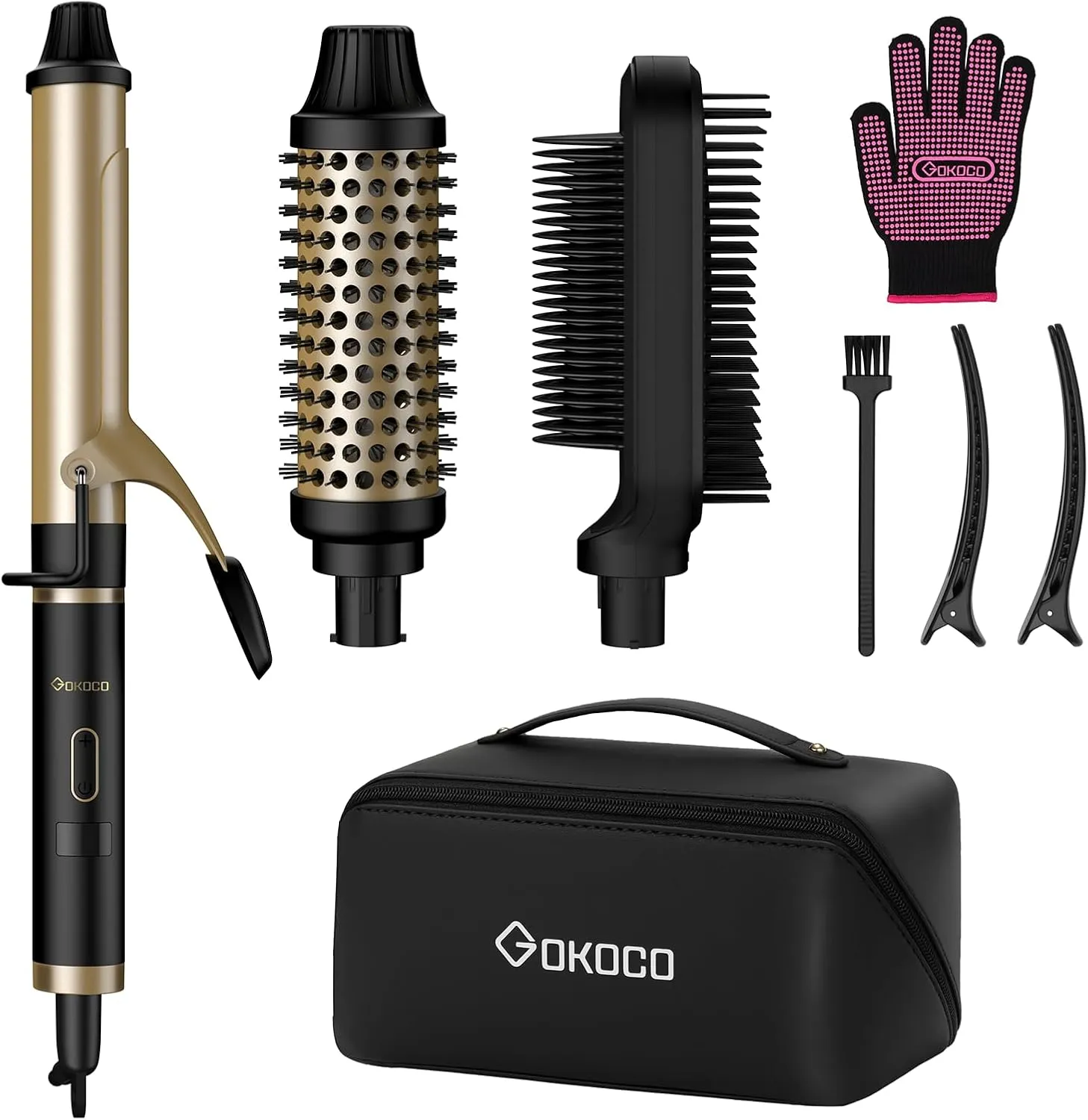 Kit Modelador Profissional, Bivolt 127V-220V GOKOCO GD034 Preto – Pente