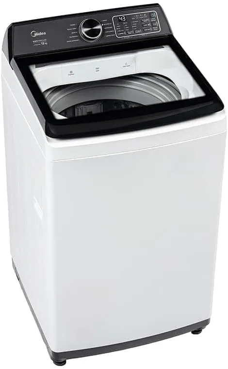 Máquina de Lavar Roupas 12kg Branca Midea Wave Impeller 127V