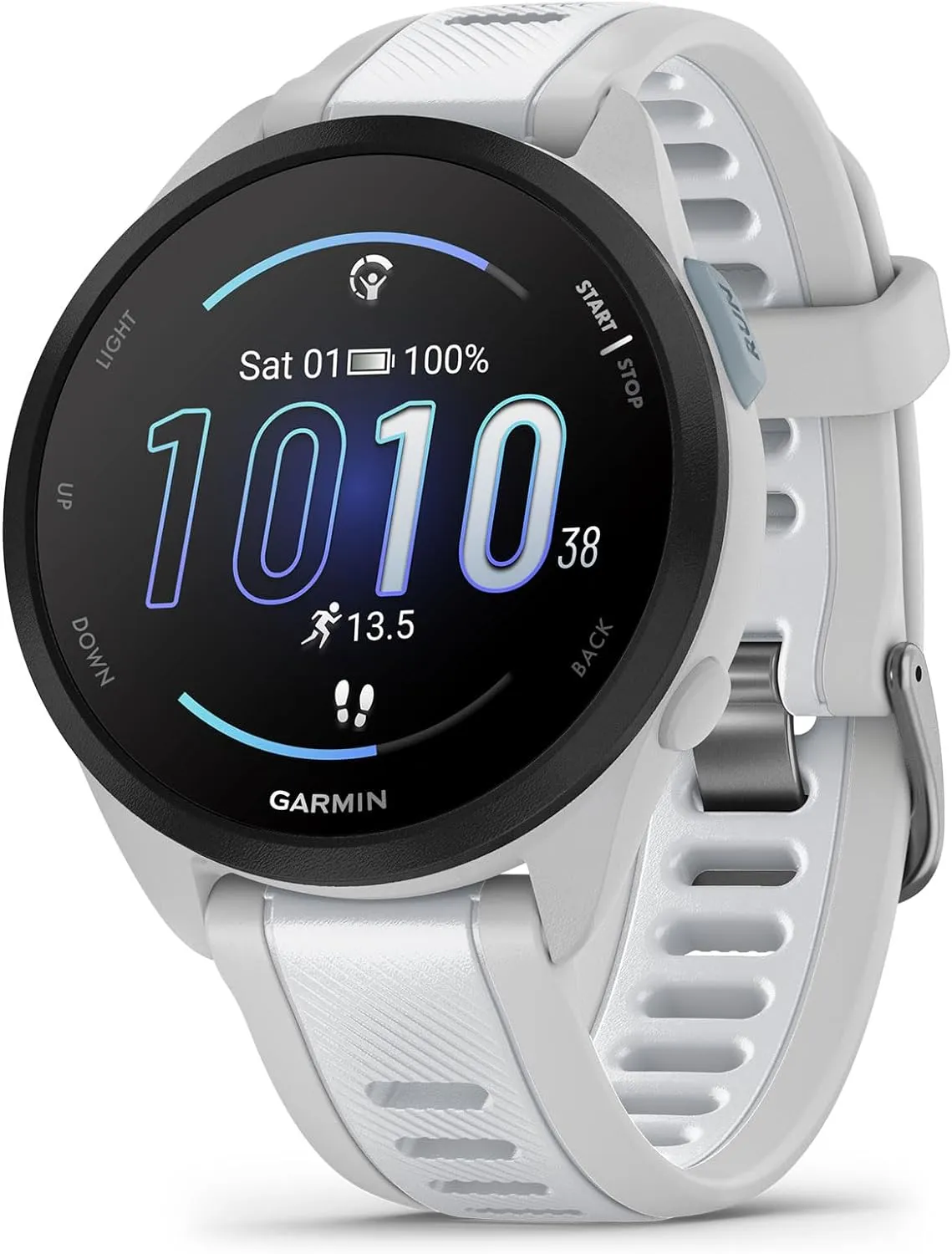 Garmin Relógio Forerunner 165 Branco com Cinza 43mm com Monitor Cardíaco