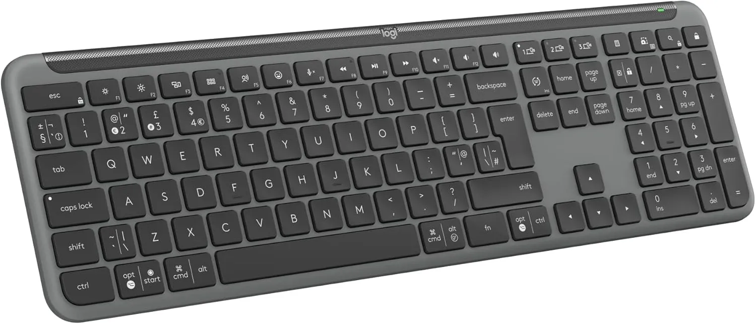 Teclado sem fio Logitech Signature Slim K950 Com EasySwitch