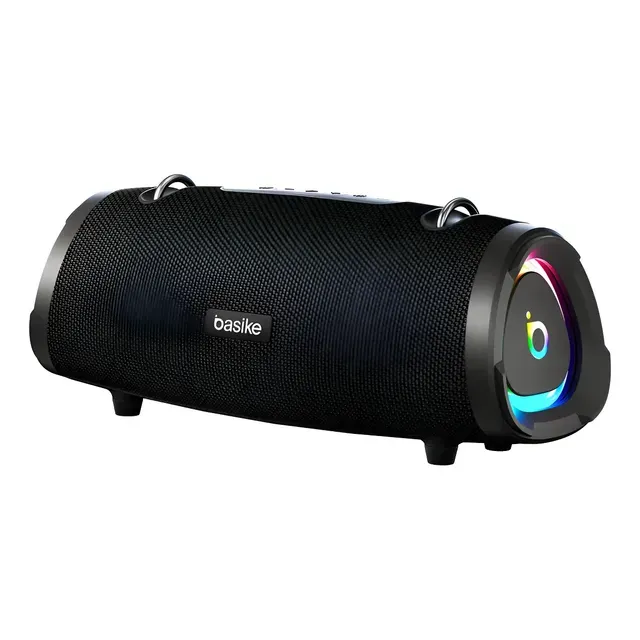 Caixa de Som Portátil Basike Ba-RAD133 de 160W, com Bluetooth e Bass Boost