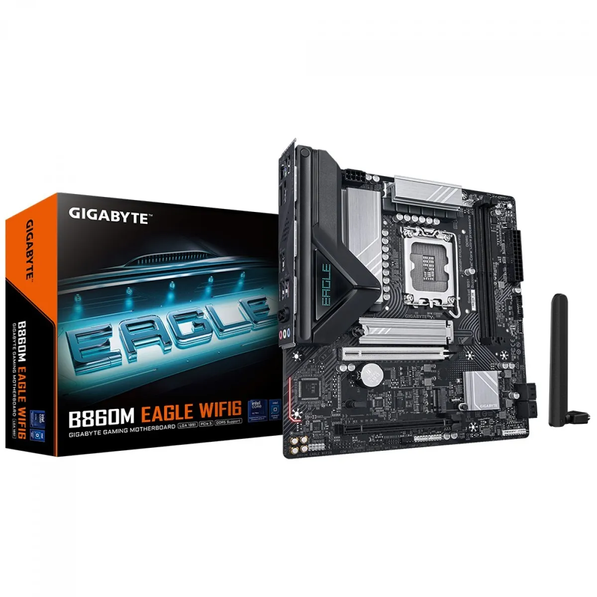 Placa Mãe Gigabyte B860M Eagle WIFI6 Chipset B860 Intel LGA 1851