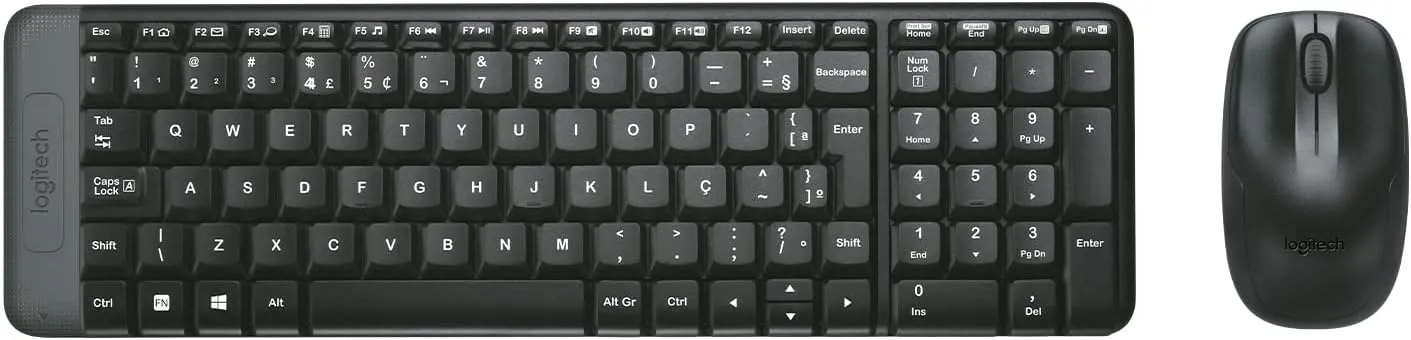 Combo Teclado e Mouse sem fio Logitech MK220