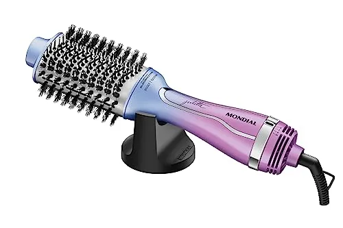 MONDIAL Escova Secadora By Juliette, Azul/Rosa, Bivolt - ES-JU-03