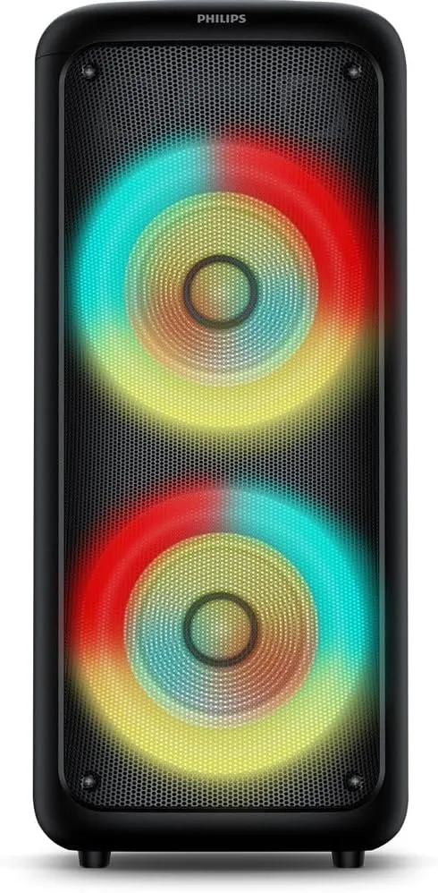 PHILIPS, Caixa de Som Bluetooth Party Speaker, TAX4000/78, com Luzes LED