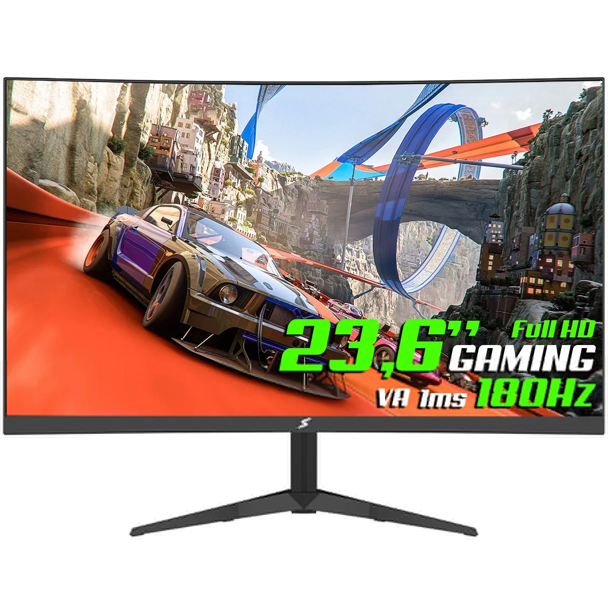 Monitor Gamer SuperFrame Precision Ultra V3 23.6 Pol Curvo