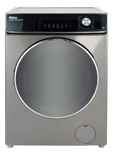 Lava e Seca Philco 16 Programas Eco Inverter 10 kg Inox PLS11T - Inox