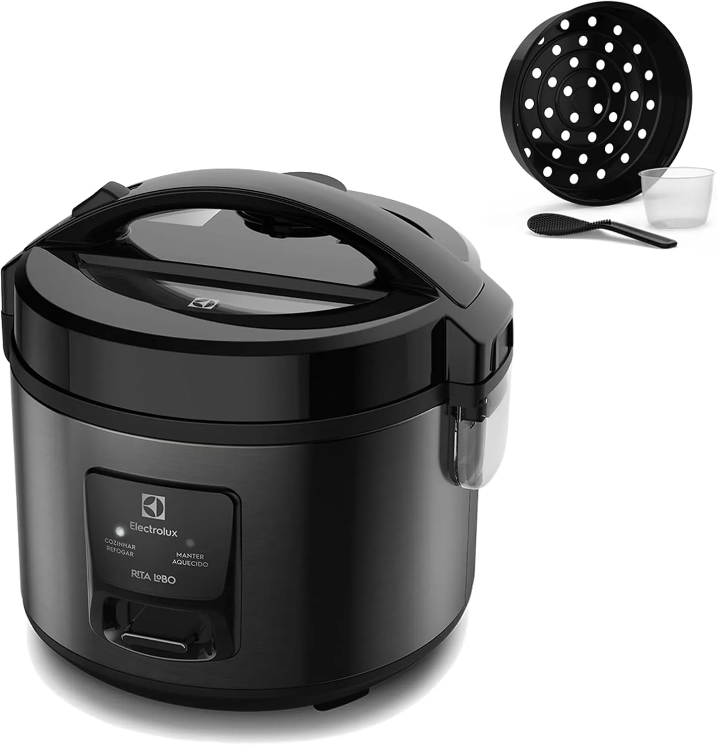 Panela Elétrica Electrolux vapor arroz capacidade 2L 6 Xícaras 2 em 1