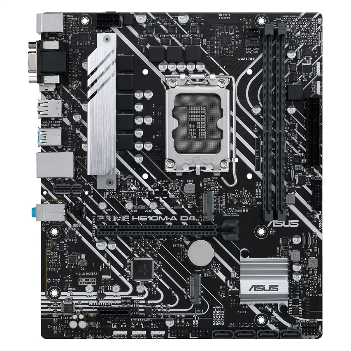 Placa Mãe Asus Prime H610MA D4 Chipset H610 Intel LGA 1700 mATX DDR4