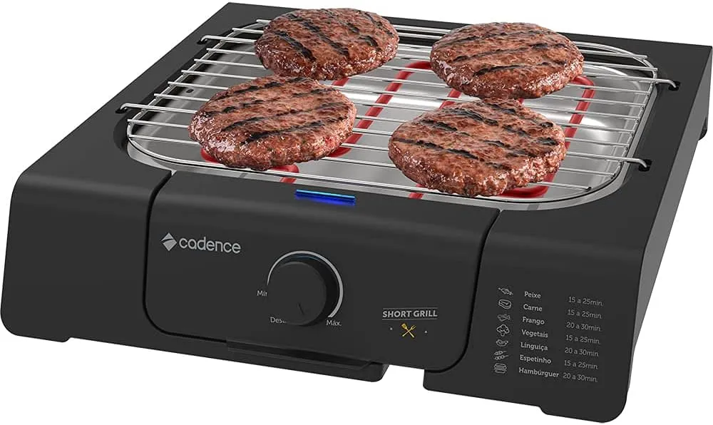 Churrasqueira Elétrica Cadence Short Grill - 127V