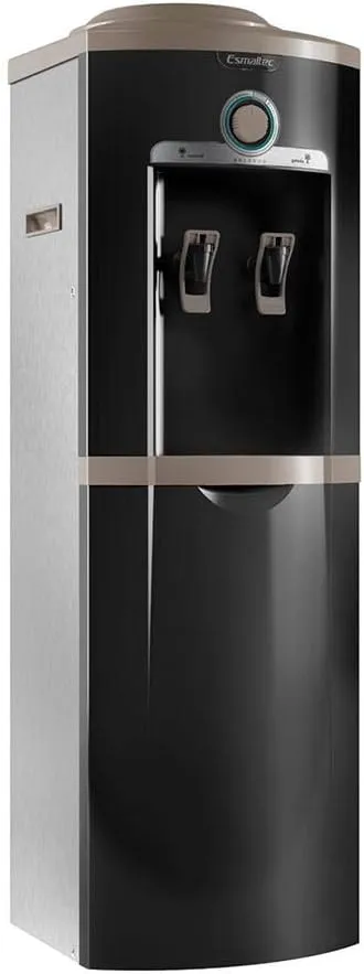Bebedouro Gelágua Esmaltec EGC35B Coluna Natural e Gelada Preto/Inox 127V