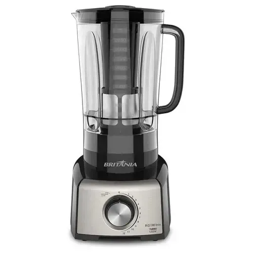 Liquidificador Blq1380p Pro Maxx 6 Inox 3l 1200w Britânia Cor Preto