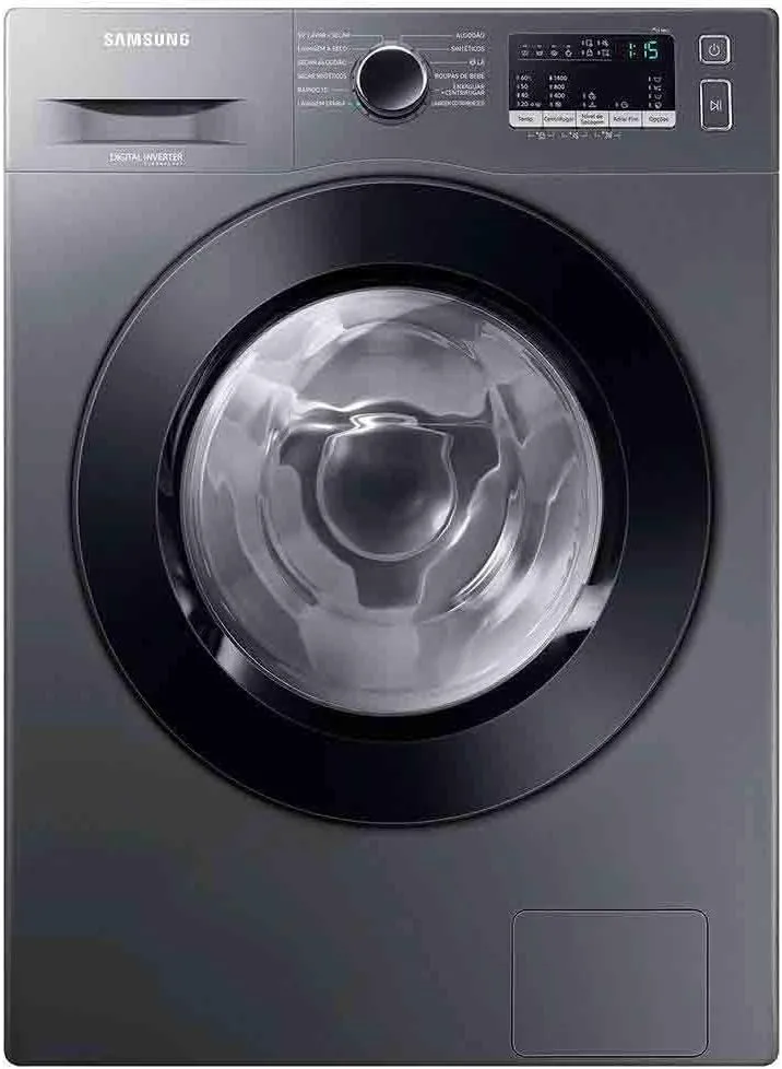 Samsung Lava e Seca WD11M com Digital Inverter WD11M4473PX Inox Look