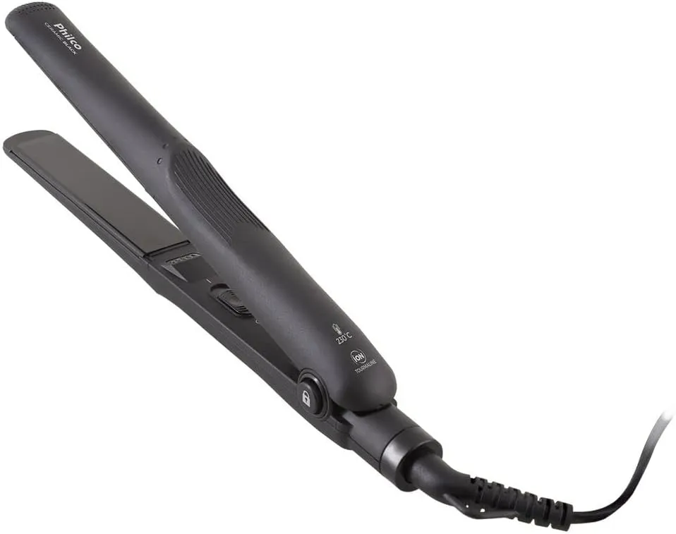 Prancha Ceramic Black PPR08, Philco, Bivolt