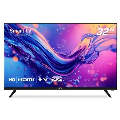 Smart TV 32 Polegadas HQ LED HD 3 HDMI 2 USB WiFi