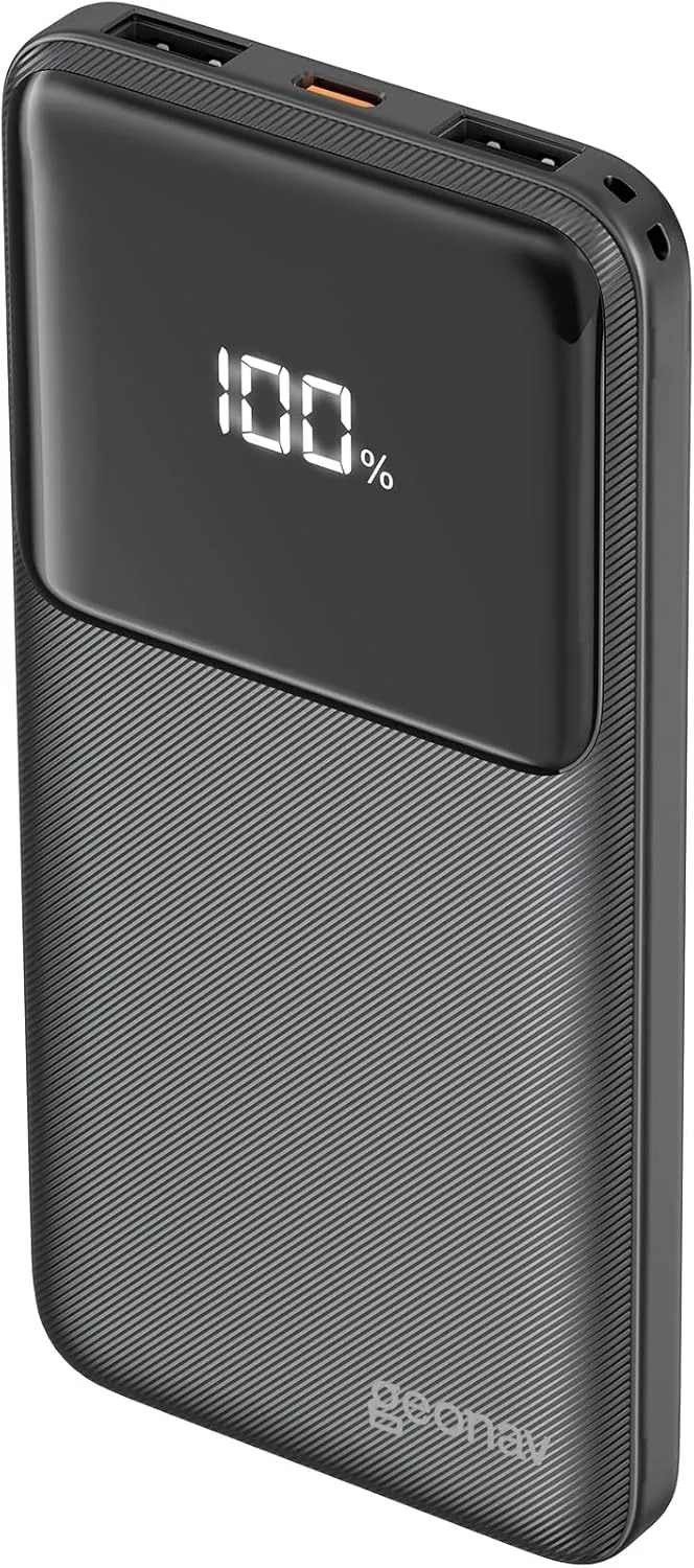 Geonav Power Bank, Carregador Portátil Universal 10.000mAh, Carga rápida