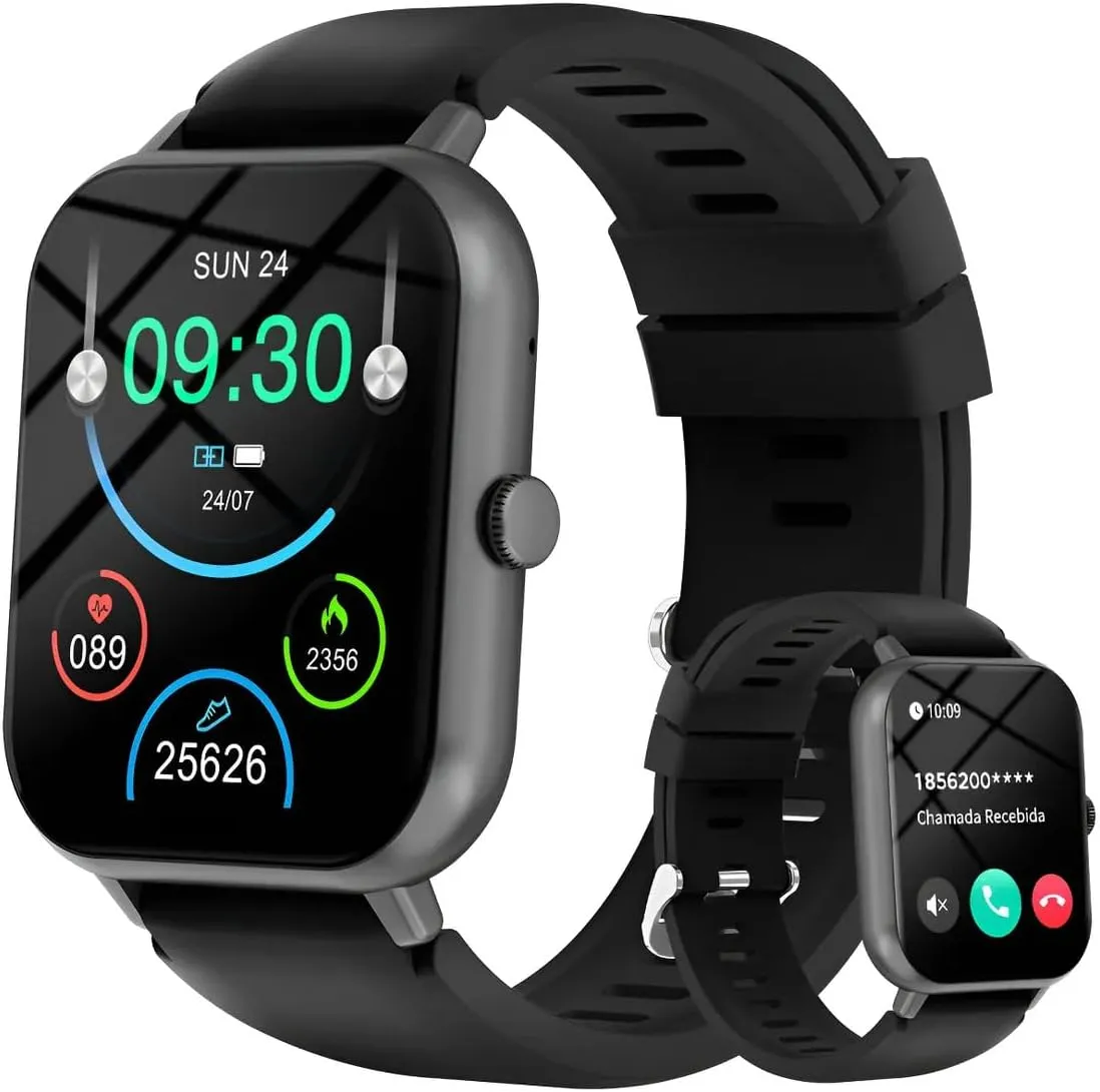 Bettdow SmartWatch, relogio smartwatch feminino com 1.83" Ecrã tátil
