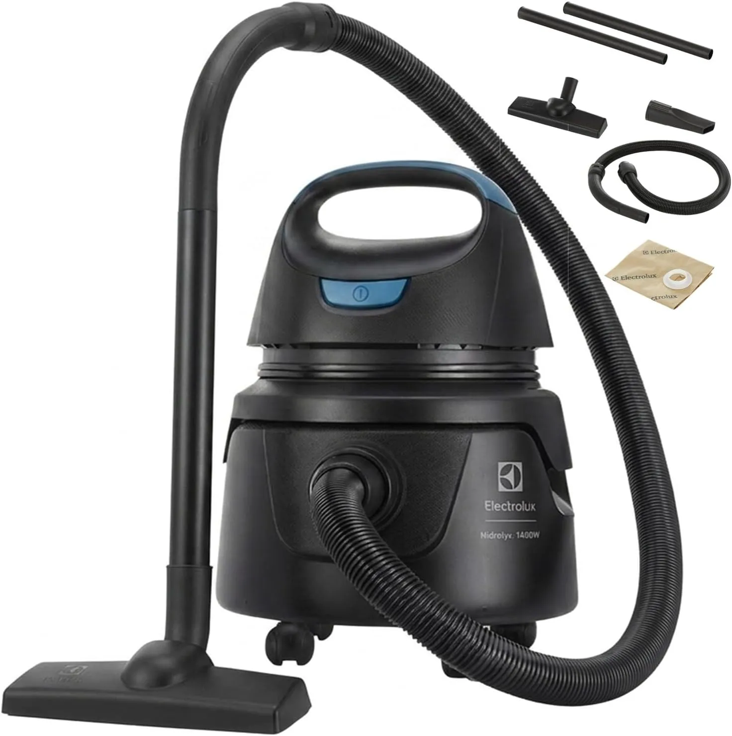 Electrolux Aspirador água pó compacto potente função sopro 1400W 12 L