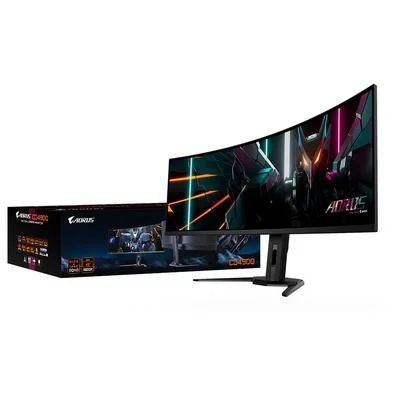 Monitor Gamer AORUS 49 DualQHD 144Hz 0.03ms QDOLED HDMI e DisplayPort