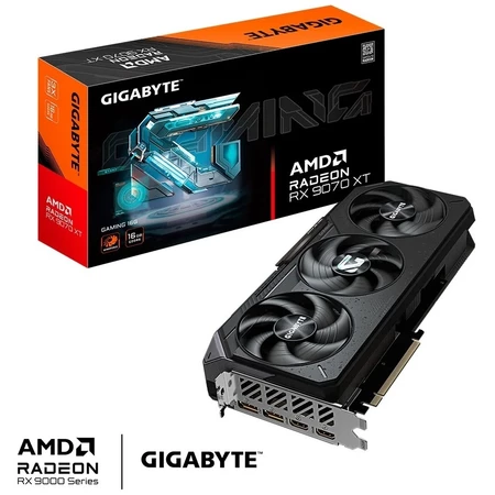 Placa de Video Gigabyte Rx 9070 XT Gaming 16gb Gddr6