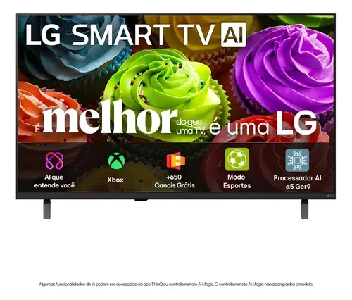 Smart TV HD 32" LG LB650 AI 2026 Processador α5 Ger9 HDR10 Xbox